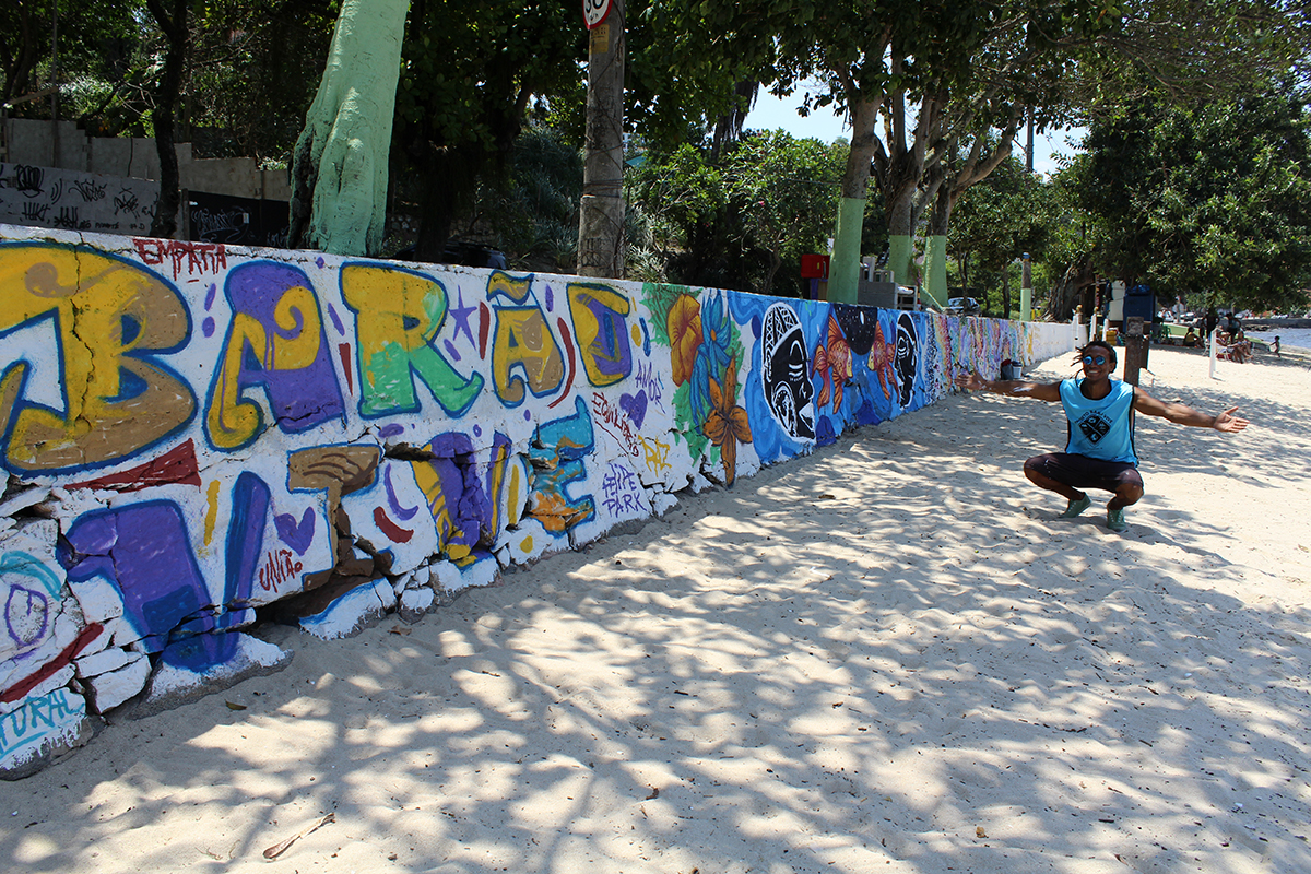 Projeto Barão Vive promoveu intervenções na praia